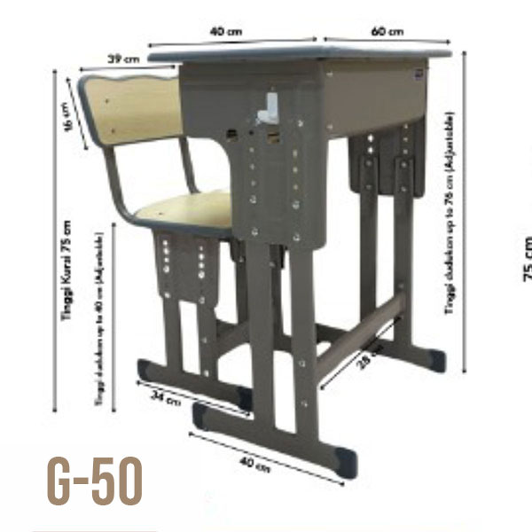 Meja Kursi Sekolah TIGER (Multi Model)